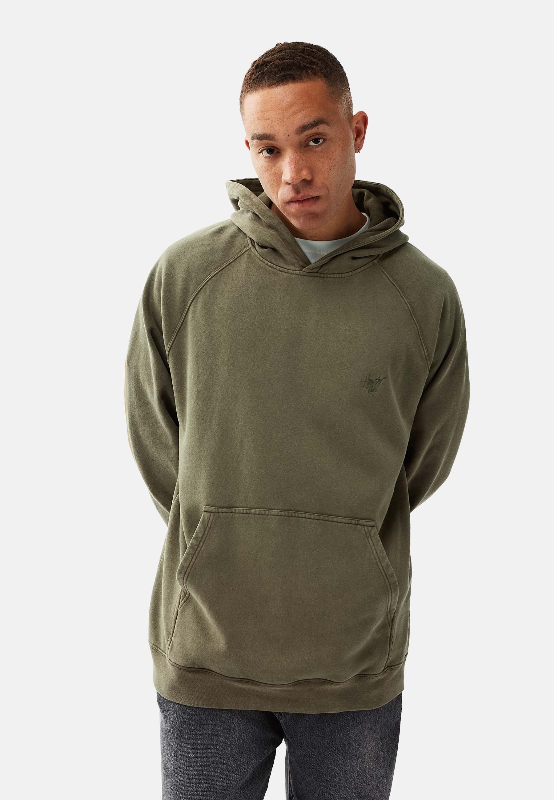 Faded Raglan Hooded