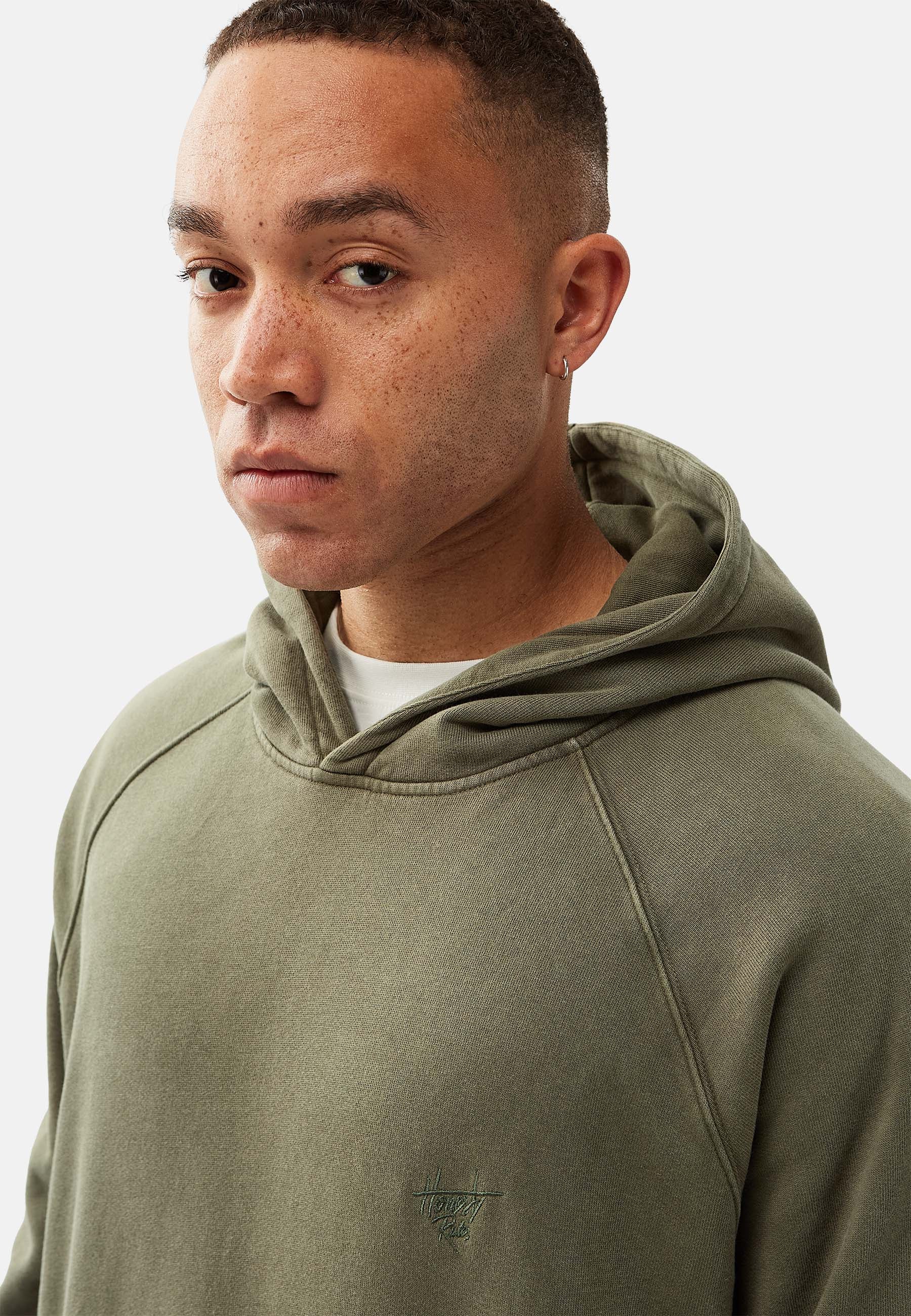 Faded Raglan Hooded