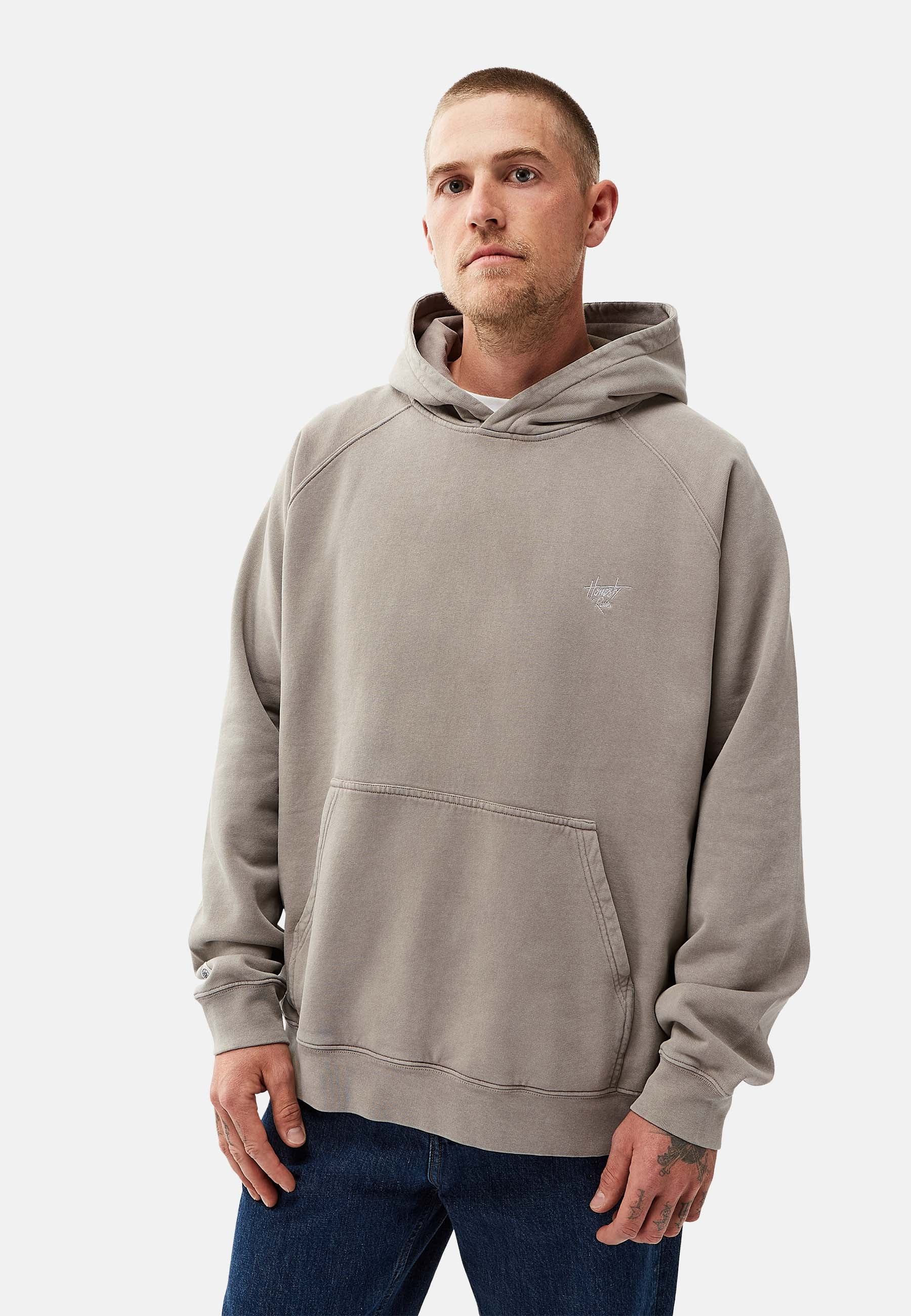 Faded Raglan Hooded