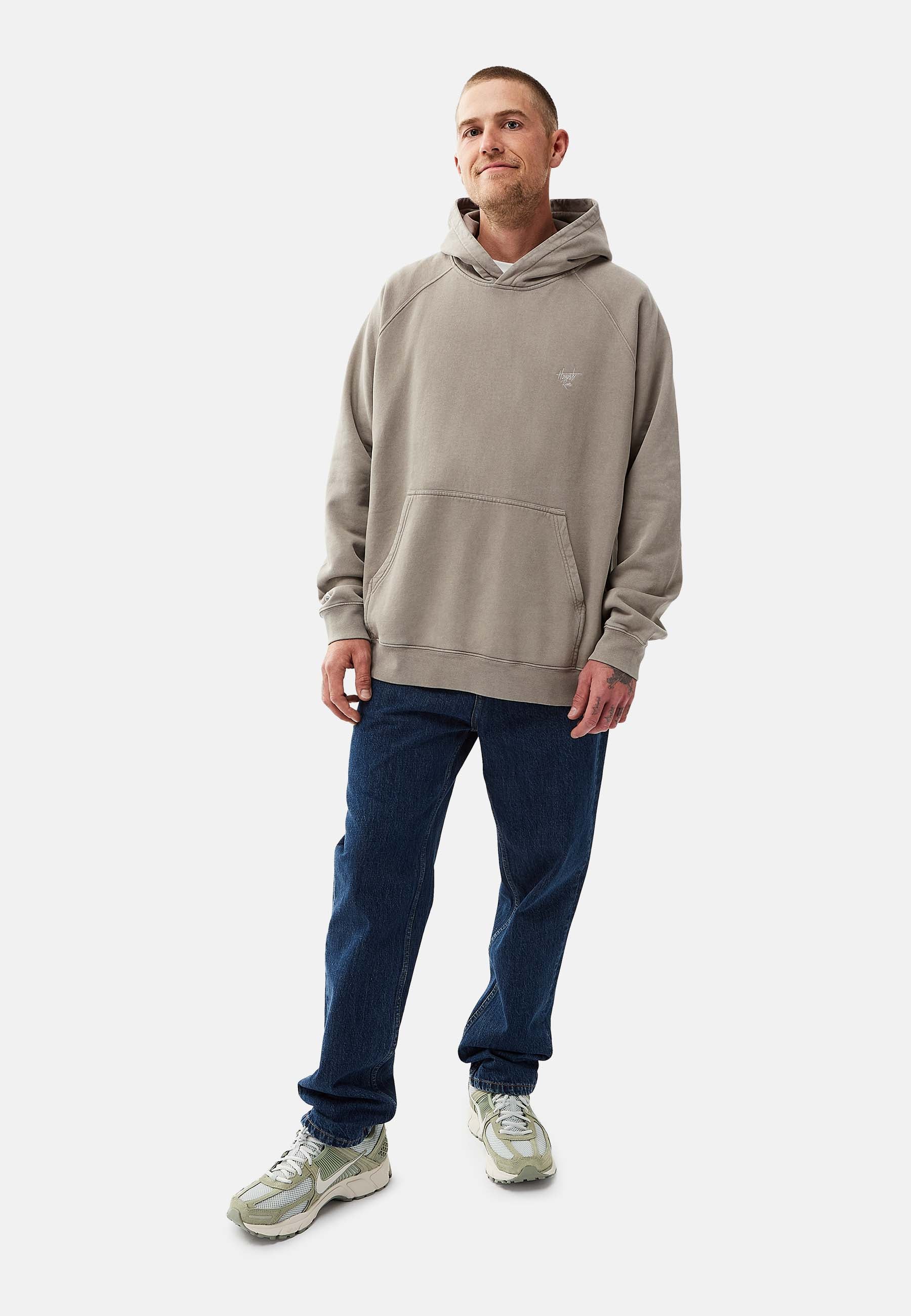 Faded Raglan Hooded