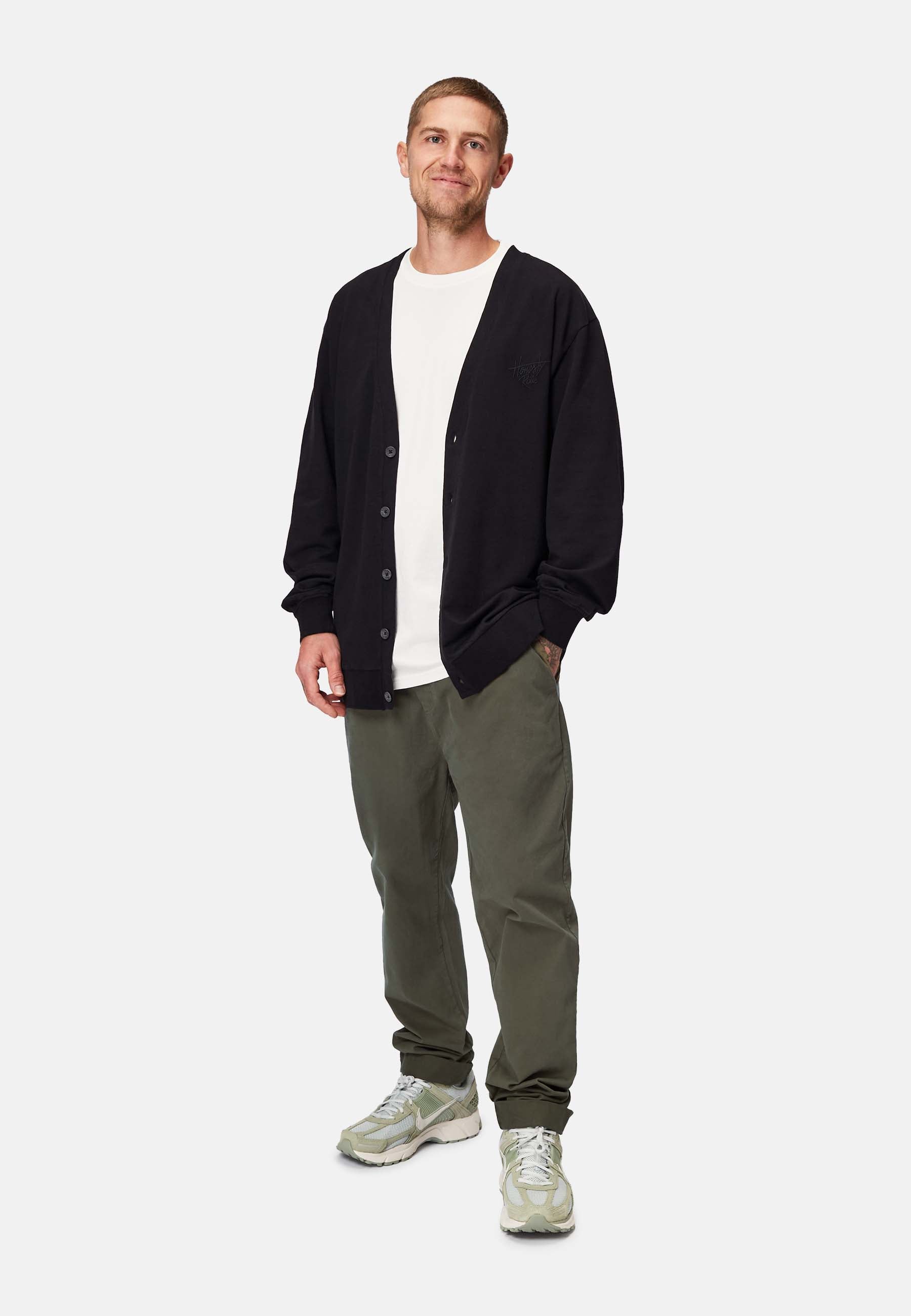 French Terry Cardigan Longsleeve