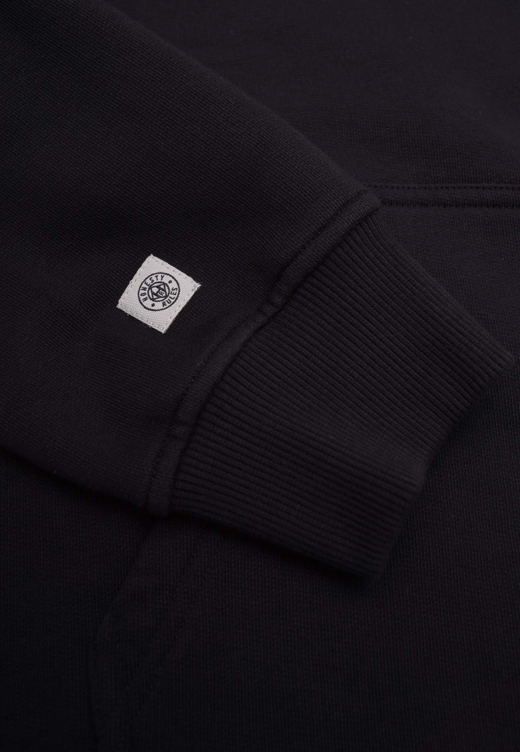 Looose Fit Raglan Zip Hooded