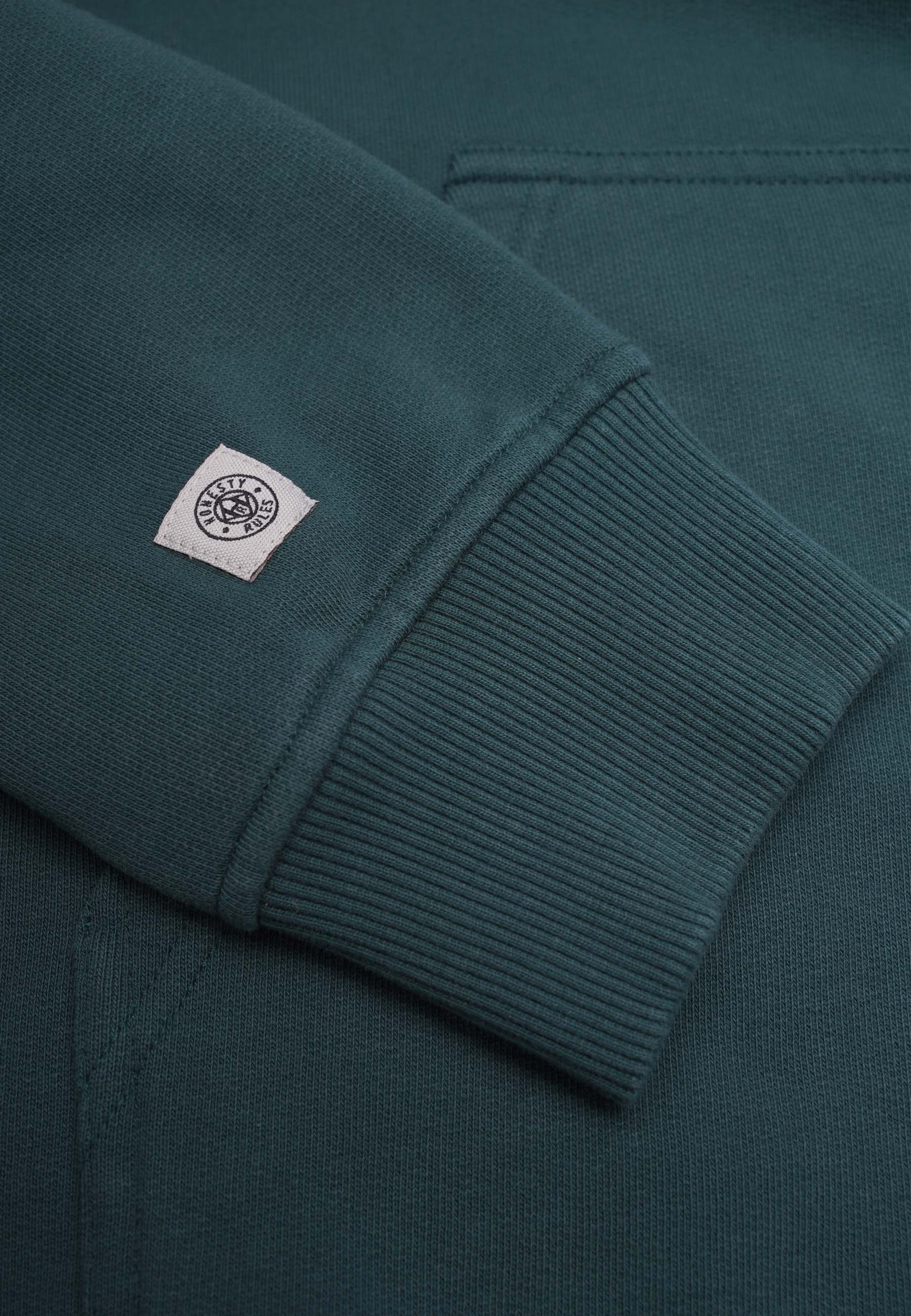 Looose Fit Raglan Zip Hooded