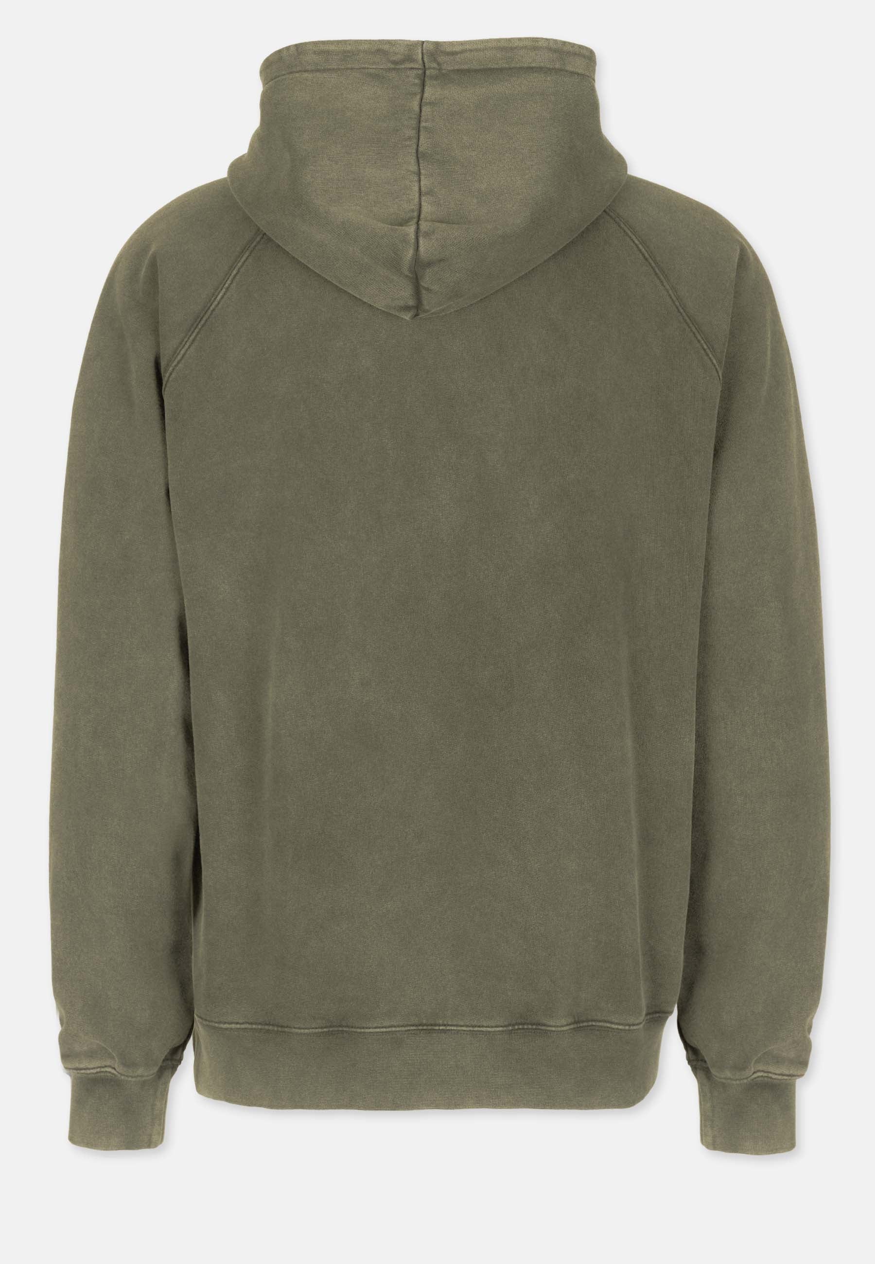 Faded Raglan Hooded