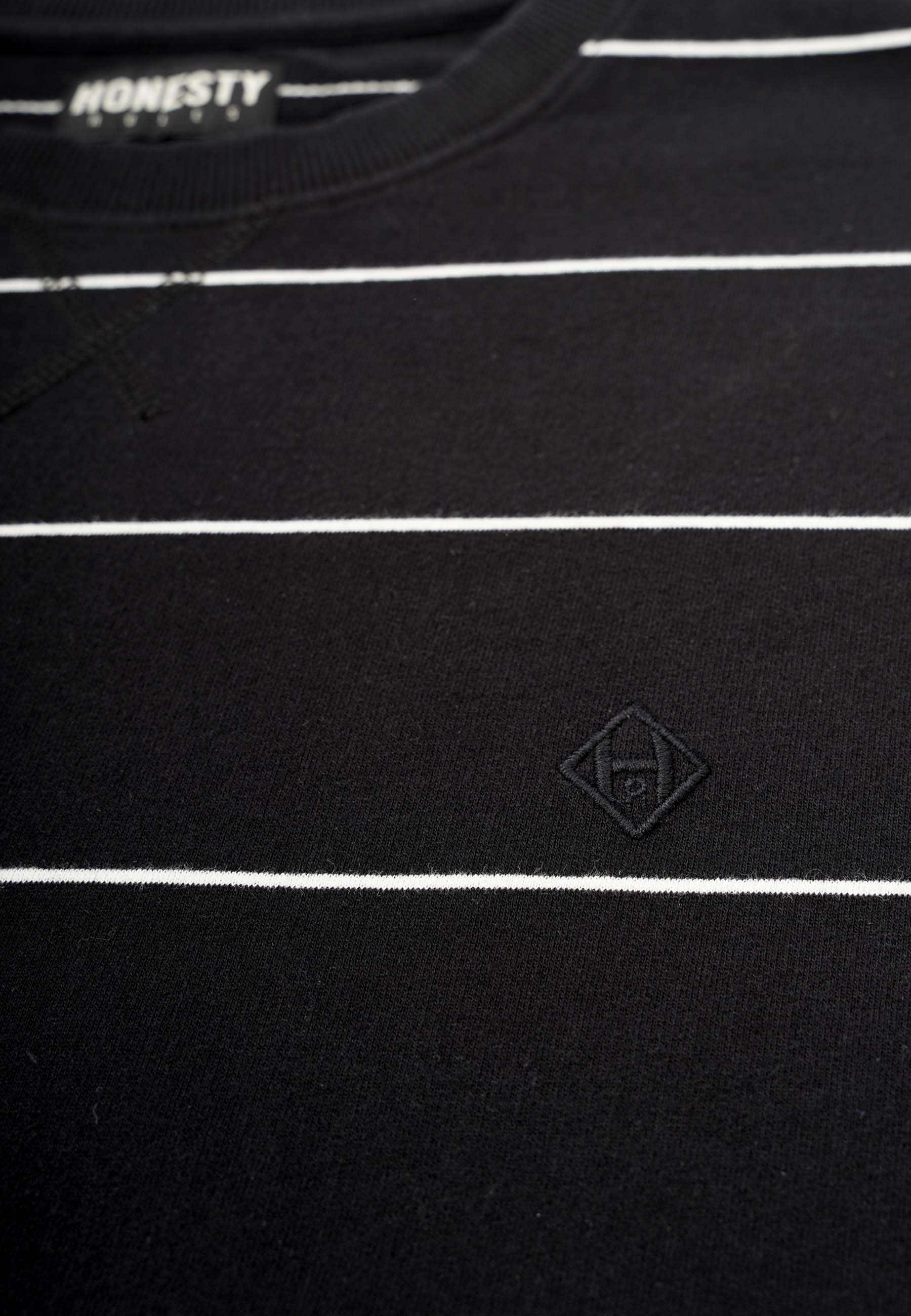 Oversize French Terry Striped T-Shirt