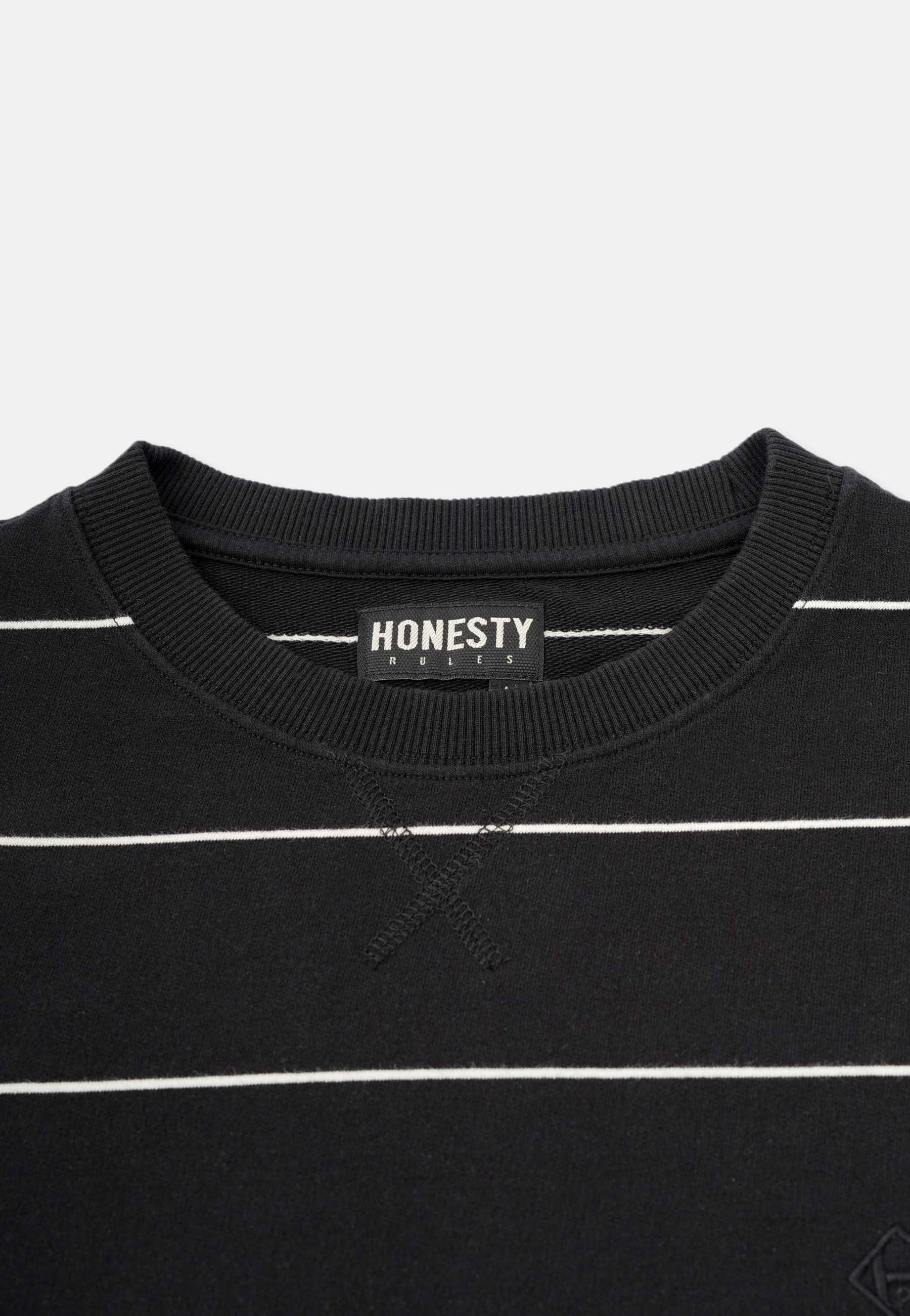 Oversize French Terry Striped T-Shirt