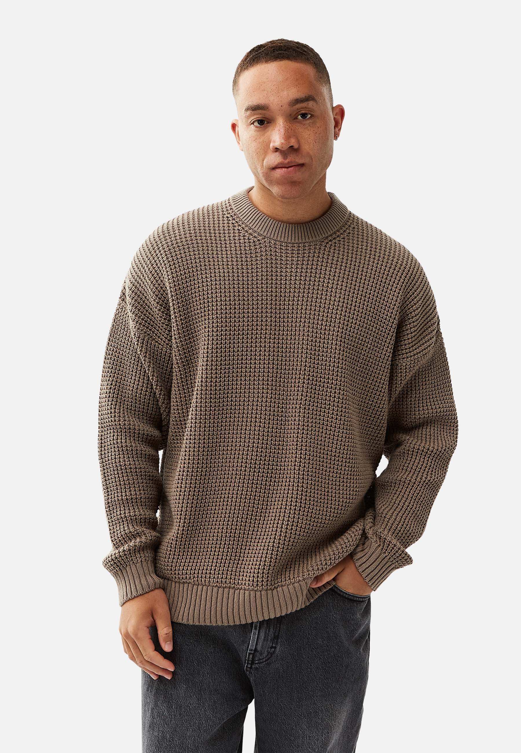Boxy Waffle Knitter Pullover