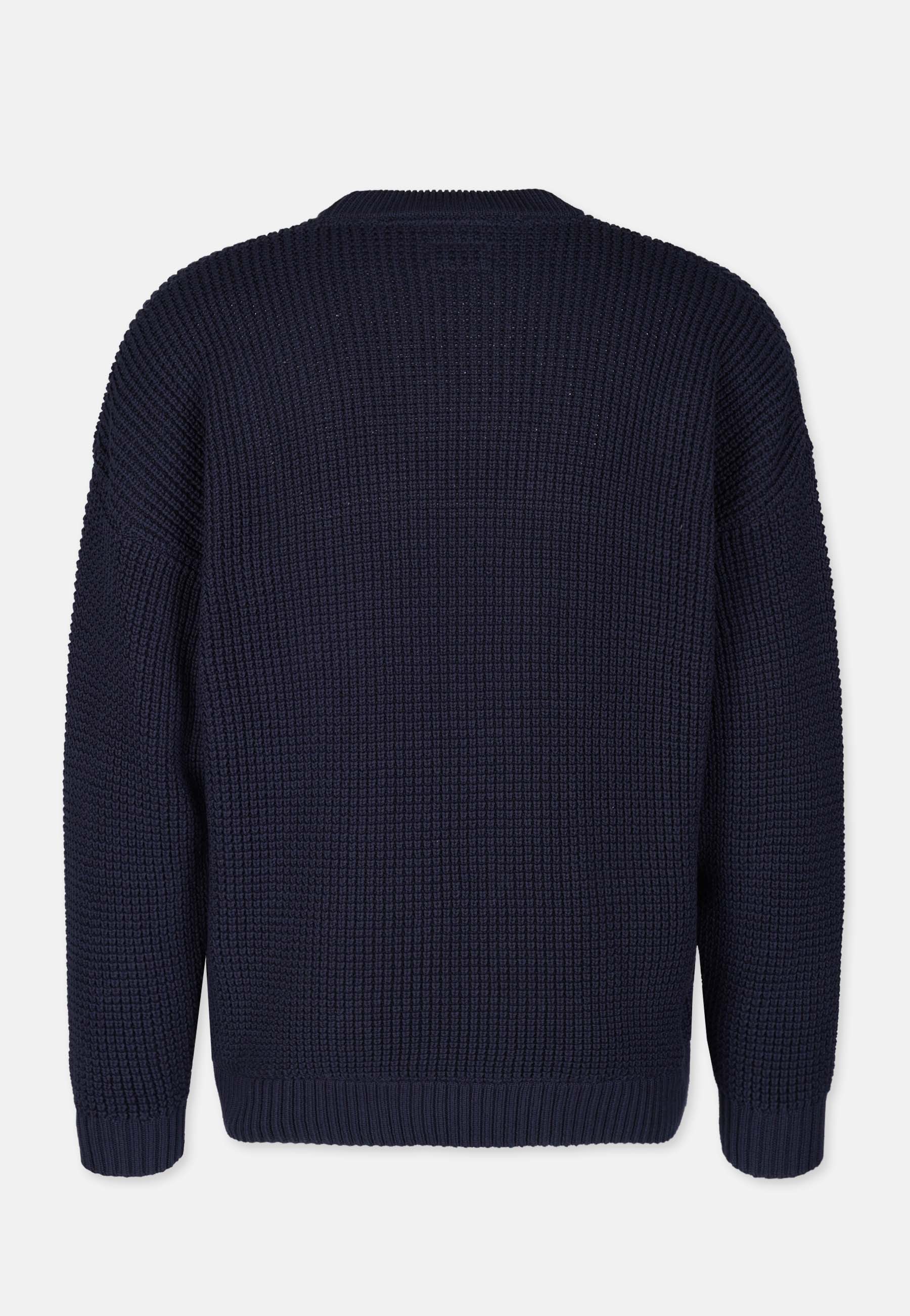 Boxy Waffle Knitter Pullover