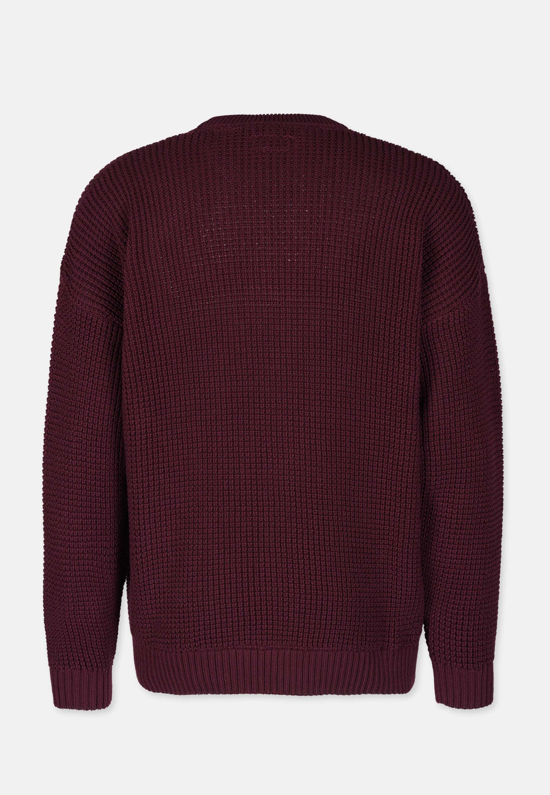 Boxy Waffle Knitter Pullover