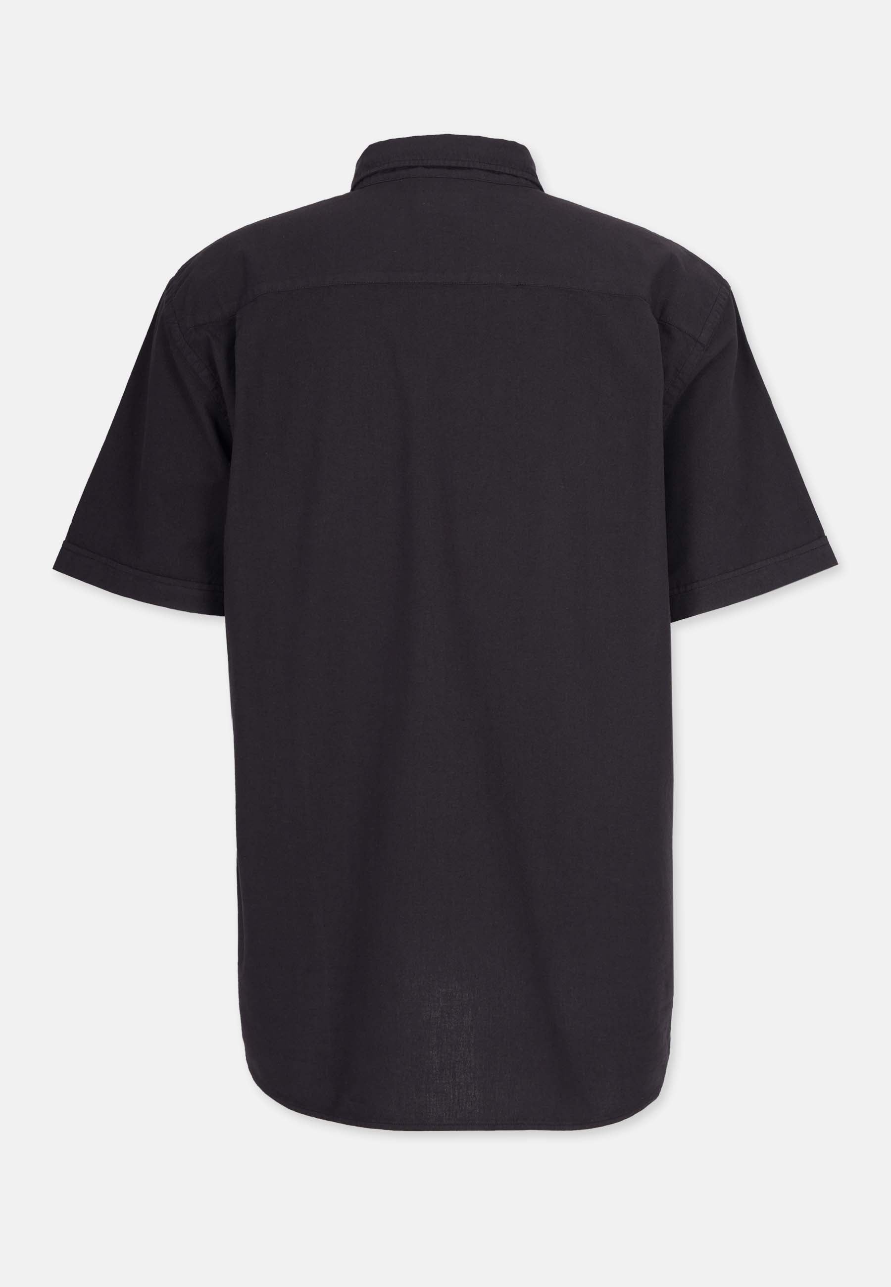 Black short sleeve dress shirt online