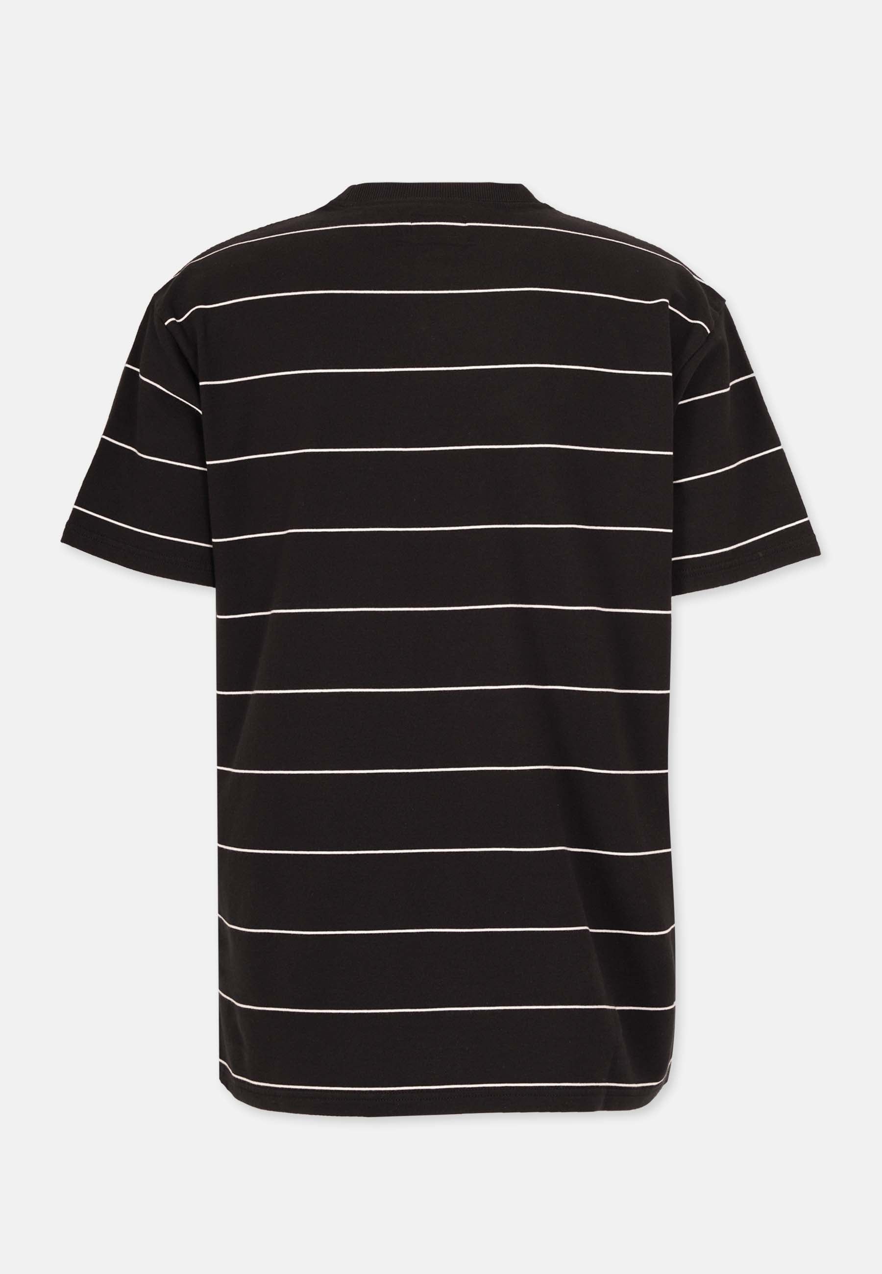 Oversize French Terry Striped T-Shirt